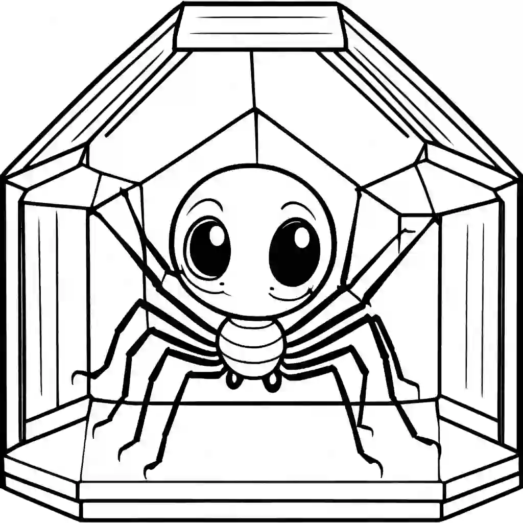 The Itsy Bitsy Spider coloring pages